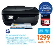 HP Ink Advantage 4-In-1 Wireless Printer IA3835