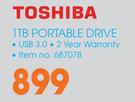 Toshiba 1TB Portable Drive