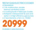 Smeg 90cm Gas/Electric Cooker C9MARSSA9