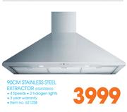 Smeg 90cm Stainless Steel Extractor KSA900HX