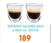 Espresso Glasses-60ml