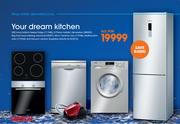 Bosch 320Ltr Inox Bottom Freezer Fridge + 12 Place Metallic Dishwasher-All For
