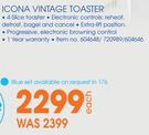 Delonghi Icona Vintage Toaster-Each