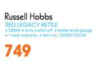 Russell Hobbs Red Legacy Kettle