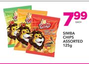 Simba Chips Assorted-125g Each
