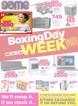 Game Zambia : Boxing Day (26 Dec 2017 - 3 Jan 2018), page 1