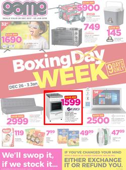 Game Zambia : Boxing Day (26 Dec 2017 - 3 Jan 2018), page 1