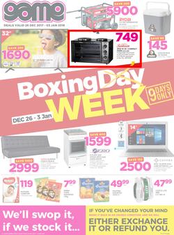Game Zambia : Boxing Day (26 Dec 2017 - 3 Jan 2018), page 1