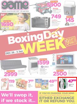 Game Zambia : Boxing Day (26 Dec 2017 - 3 Jan 2018), page 1