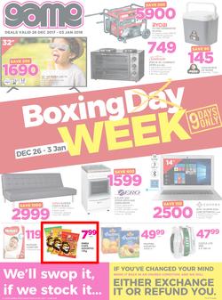 Game Zambia : Boxing Day (26 Dec 2017 - 3 Jan 2018), page 1