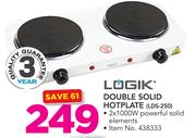 Logik Double Solid Hotplate LDS-250