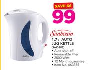 Sunbeam 1.7Ltr Auto Jug Kettle SAK-202