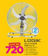 Logik 45cm Floor Fan HVF-45