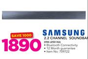 Samsung 2.2 Channel Soundbar HW-J250 XA