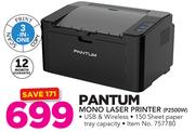 Pantum Mono Laser Printer P2500W