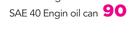 Castrol SAE 40 Engine Oil Can