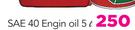 Castrol SAE 40 Engine Oil-5Ltr
