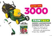 Trimtech 2400W Lawnmower Combo With Plug