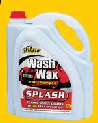 Shield Splash Car & Wax Shampoo-5Ltr Each