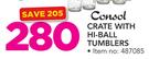Consol Crate With Hi Ball Tumblers