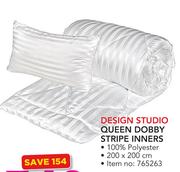 Design Studio King Dobby Stripe Inners-Each