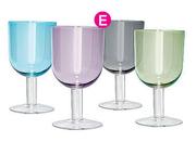 Colour Wine Glasses-Each