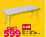 Buddi Tressle Table 1800 x 750 x 725mm