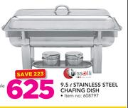 Tissolli 9.5Ltr Stainless Steel Chafing Dish