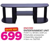 Encore Entertainment Unit H41.5 x W130 x D39cm Excluding Accessories
