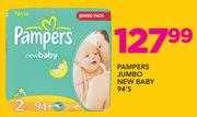 Pampers Jumbo New Baby-94's