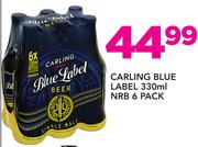 Carling Blue Label NRB-6x330ml Per Pack