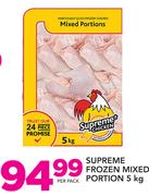 Supreme Frozen Mixed Portions-5Kg
