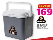 Pride 25Ltr Cooler Box Silver