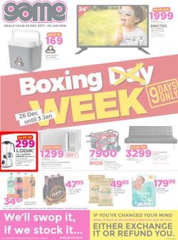 Game Namibia : Boxing Day (26 Dec 2017 - 3 Jan 2018), page 1