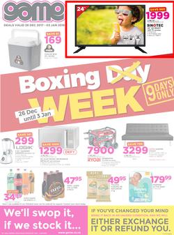 Game Namibia : Boxing Day (26 Dec 2017 - 3 Jan 2018), page 1