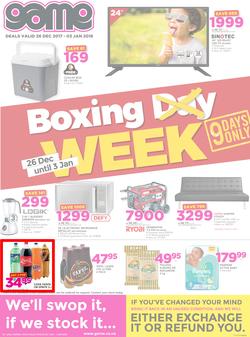 Game Namibia : Boxing Day (26 Dec 2017 - 3 Jan 2018), page 1