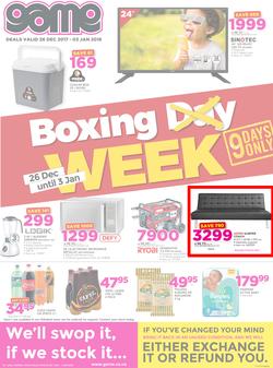 Game Namibia : Boxing Day (26 Dec 2017 - 3 Jan 2018), page 1