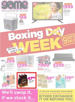Game Namibia : Boxing Day (26 Dec 2017 - 3 Jan 2018), page 1