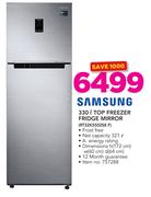 Samsung 330Ltr Top Freezer Fridge Mirror RT32K5502S8 F