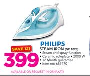 Philips 2000W Steam Iron GC 1028