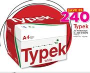 Typek A4 Paper Box 5X500 Sheets