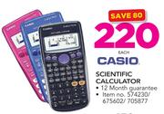 Casio Scientific Calculator-Each