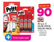 Pritt 43gmX2 Glue Stick Value pack With Pritt Multi Pack