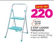 Home Quip 2 Step Ladder Turquiose