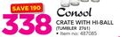 Consol Crate With Hi-Ball TUMBLER 2761