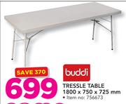 Buddi Tressle Table 1800 x 750 x 725mm