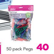 Simple Choice 50 Pack Pegs