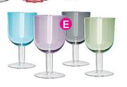 Colour Wine Glasses-Each