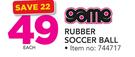 Game Rubber Soccer Ball-Each