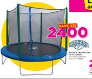 Horizon Bounce Trampoline 10 Ft Combo